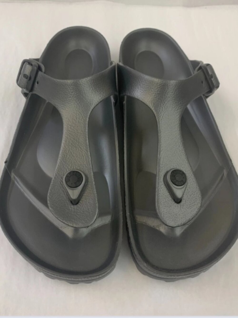 Birkenstock Gizeh Anthracite EVA Narrow Width Sandals